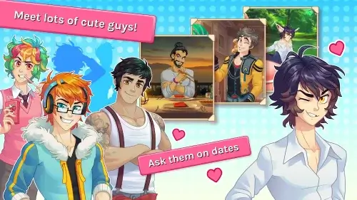 Blush Blush - Idle Otome Game स्क्रीनशॉट 0