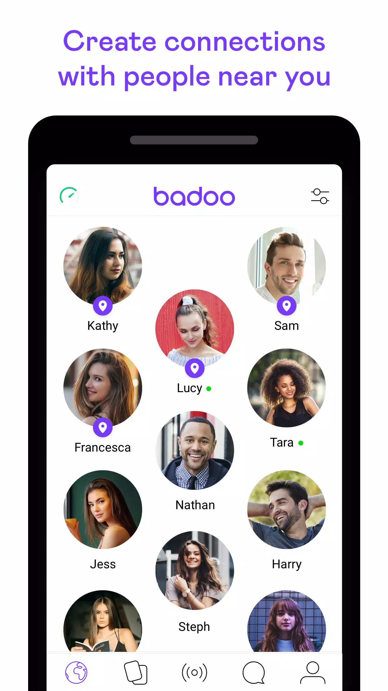 Badoo Lite: Ligar, app citas Captura de pantalla 2