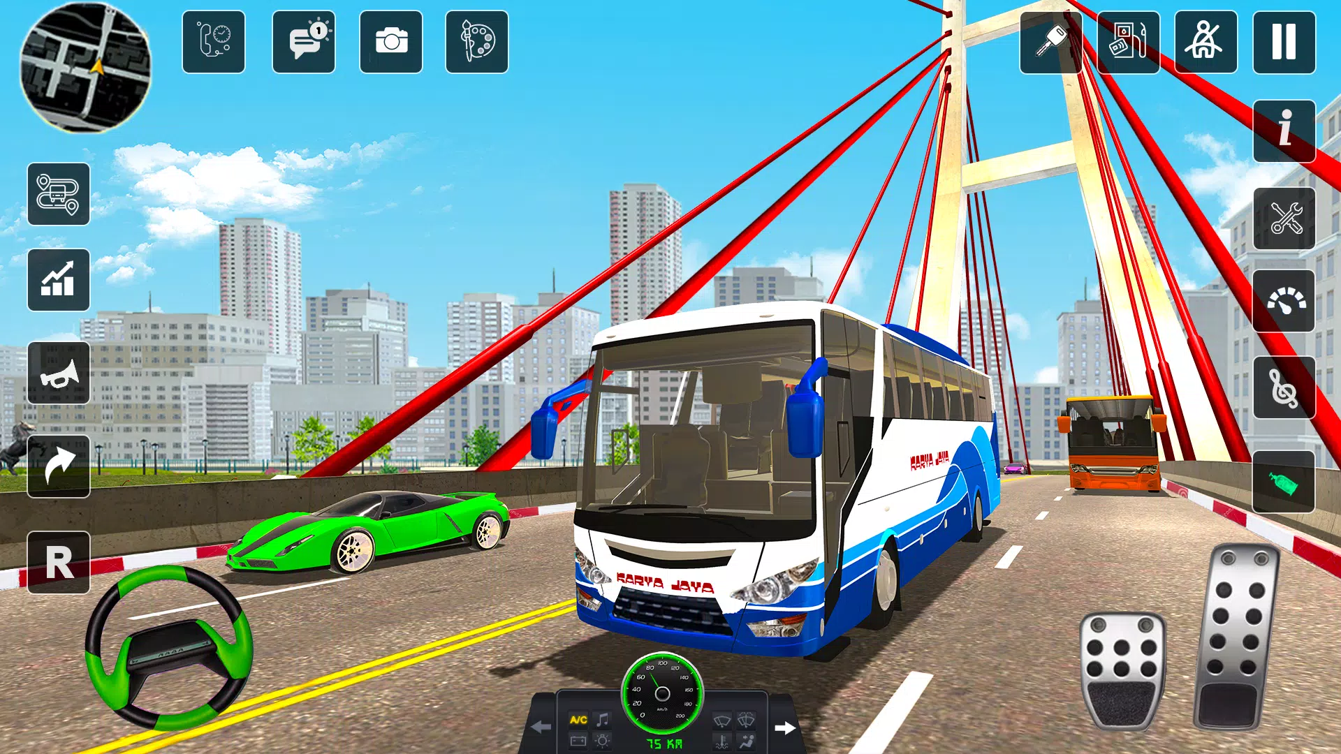 Coach Bus Games Bus Simulator ဖန်သားပြင်ဓာတ်ပုံ 3