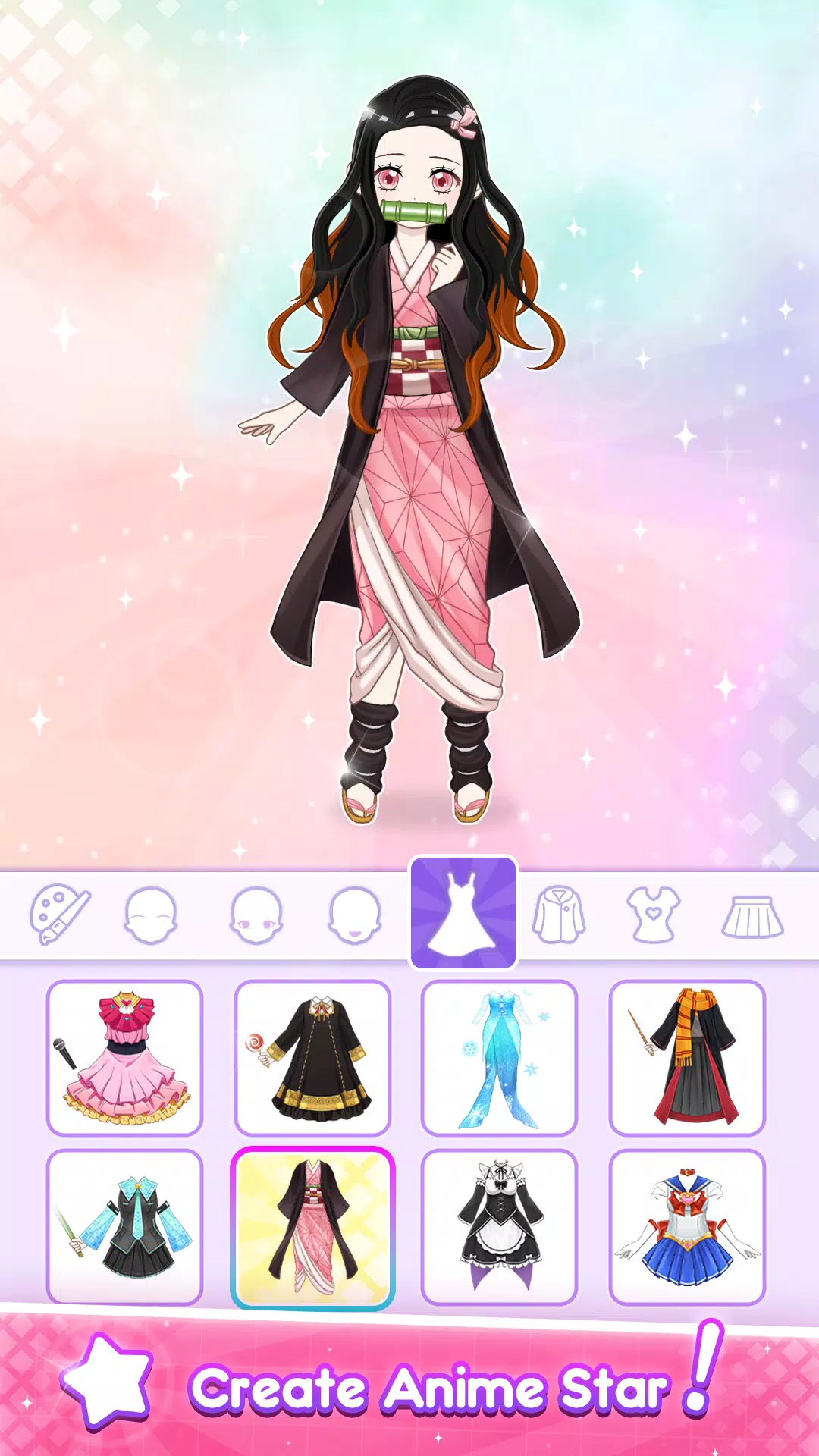 Anime Dress Up - Doll Dress Up Schermafbeelding 2