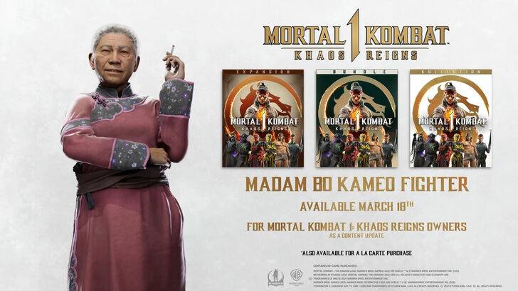 Mortal Kombat 1 Feisty Lady Madam Bo เข้าร่วมเป็นนักสู้ Kameo ล่าสุด