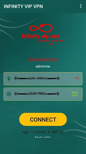 Infinity vip vpn ဖန်သားပြင်ဓာတ်ပုံ 1