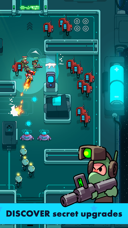 Space Squad: Crash Robots Schermafbeelding 0