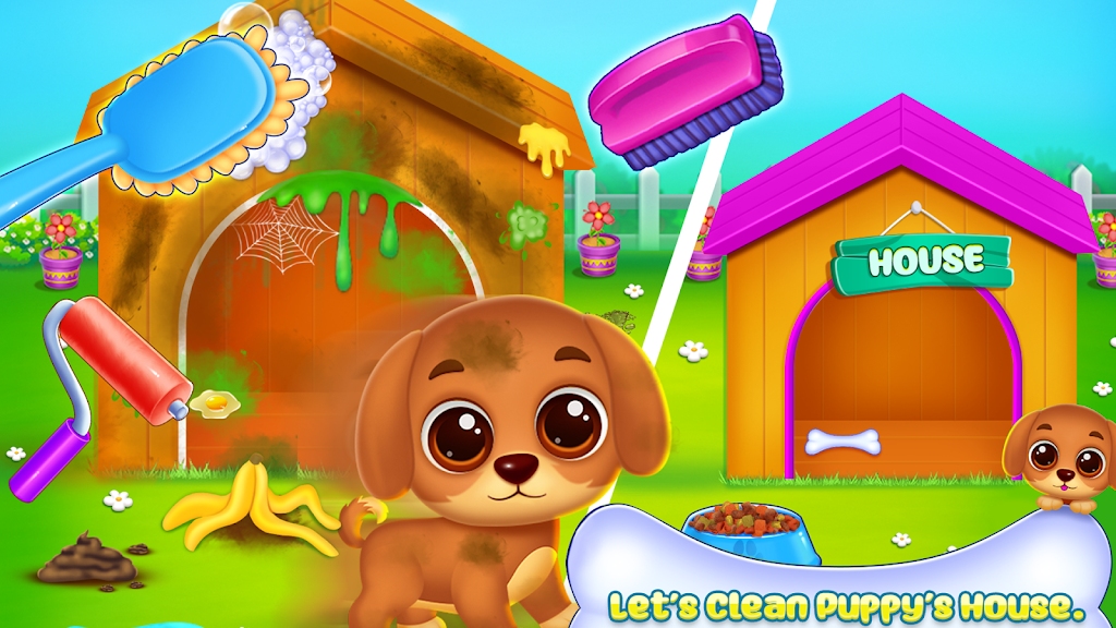 Home cleaning game for girls ภาพหน้าจอ 1