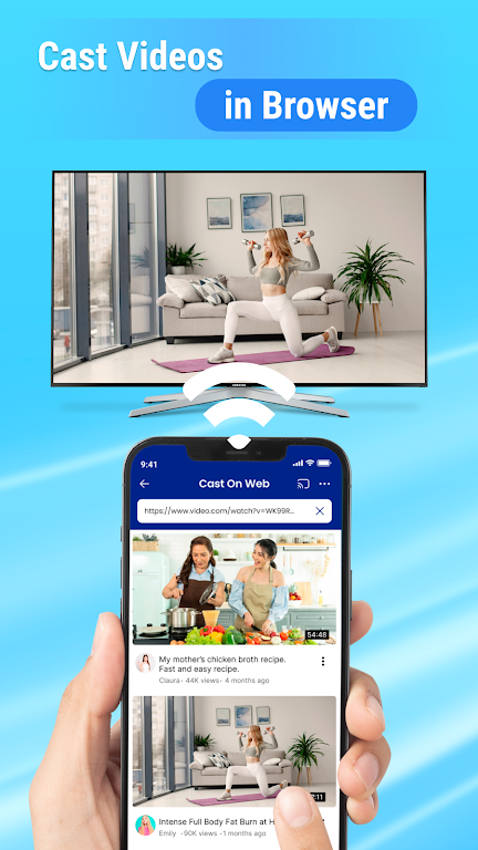 Screen Mirroring: Cast to TV Capture d'écran 1