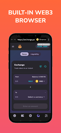 WalletSwap Crypto Wallet ภาพหน้าจอ 0