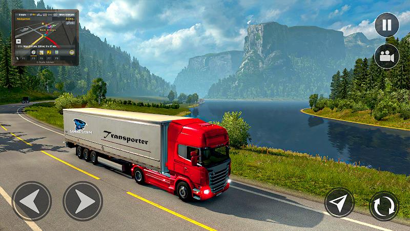 American Truck Driving Games Captura de tela 3