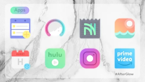 Afterglow Icons Pro Captura de pantalla 3