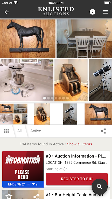 Enlisted Auctions Schermafbeelding 3
