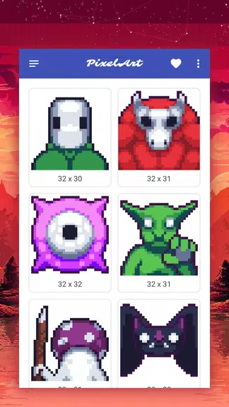 How to draw pixel monsters Ekran Görüntüsü 2