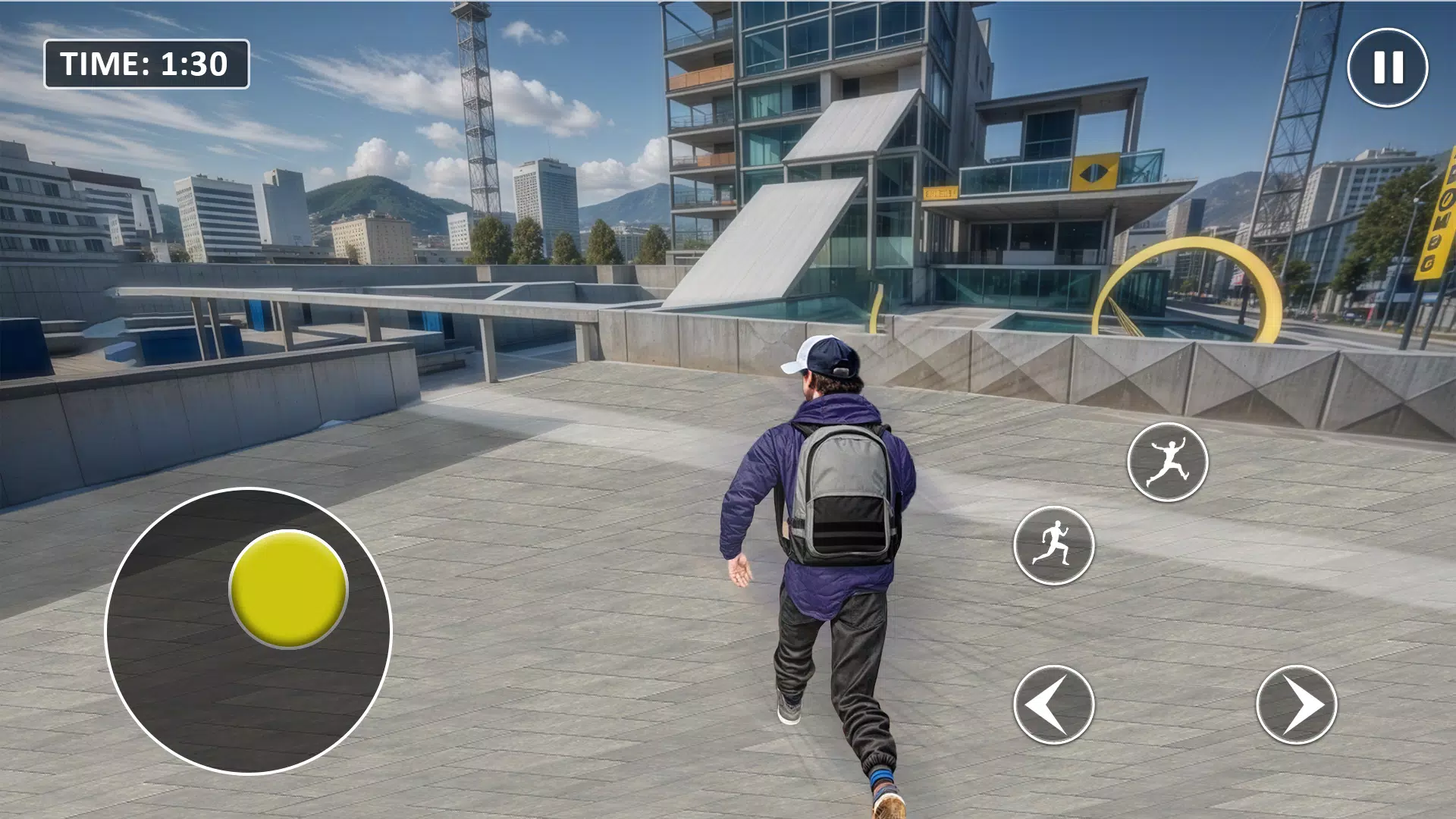 Go Up Rooftop Run Parkour Game Zrzut ekranu 3