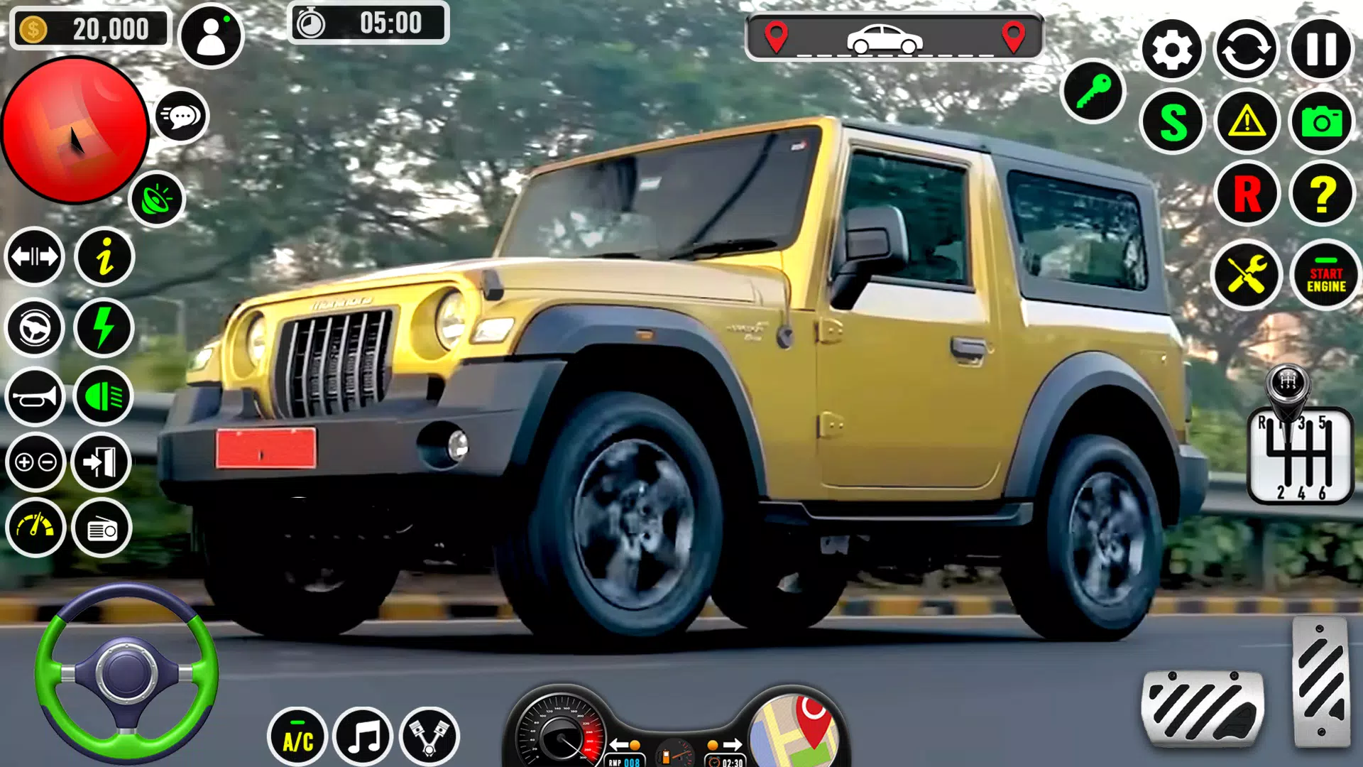 Jeep Driving Game: SUV Jeep Captura de pantalla 2