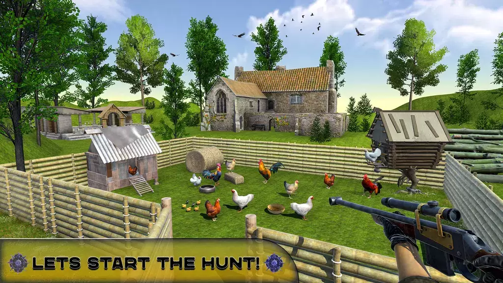 Chicken Hunting Challenge Game Zrzut ekranu 0