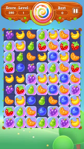 Fruit Melody - Match 3 Games Ekran Görüntüsü 0