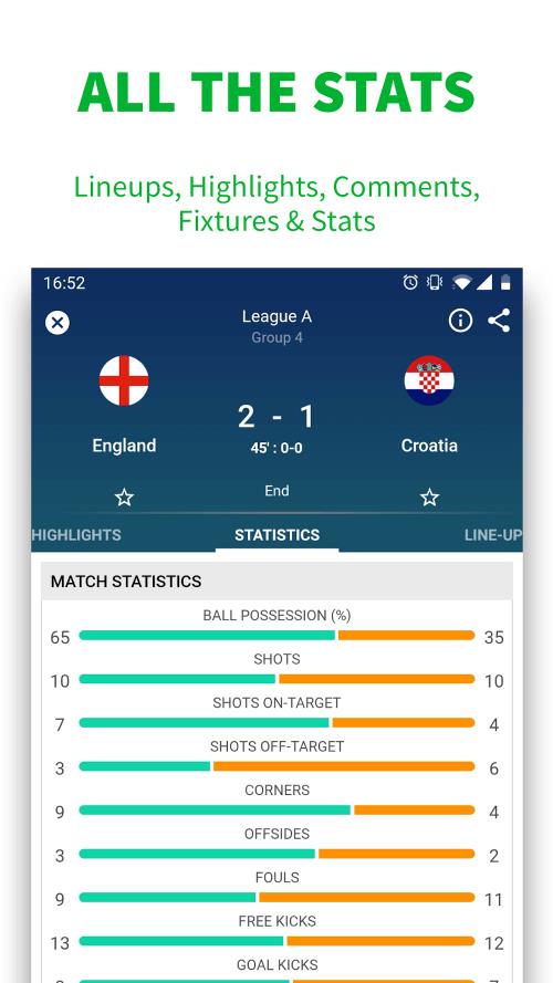 SKORES Résultat Foot en direct Capture d'écran 3