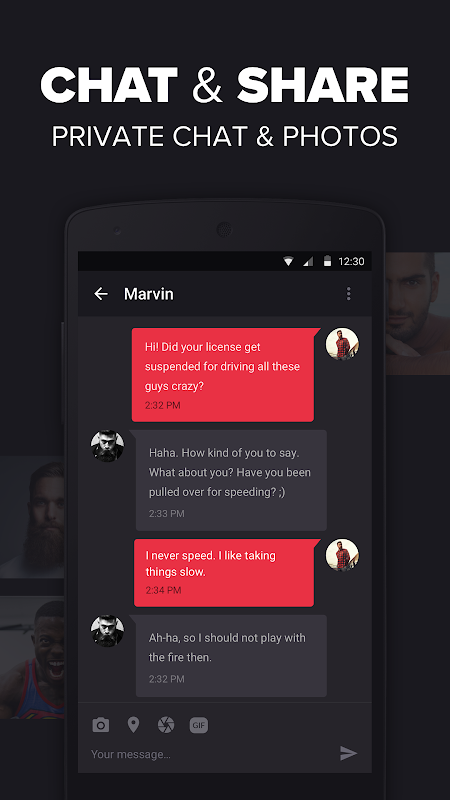 Grizzly - Gay Dating and Chat Capture d'écran 0