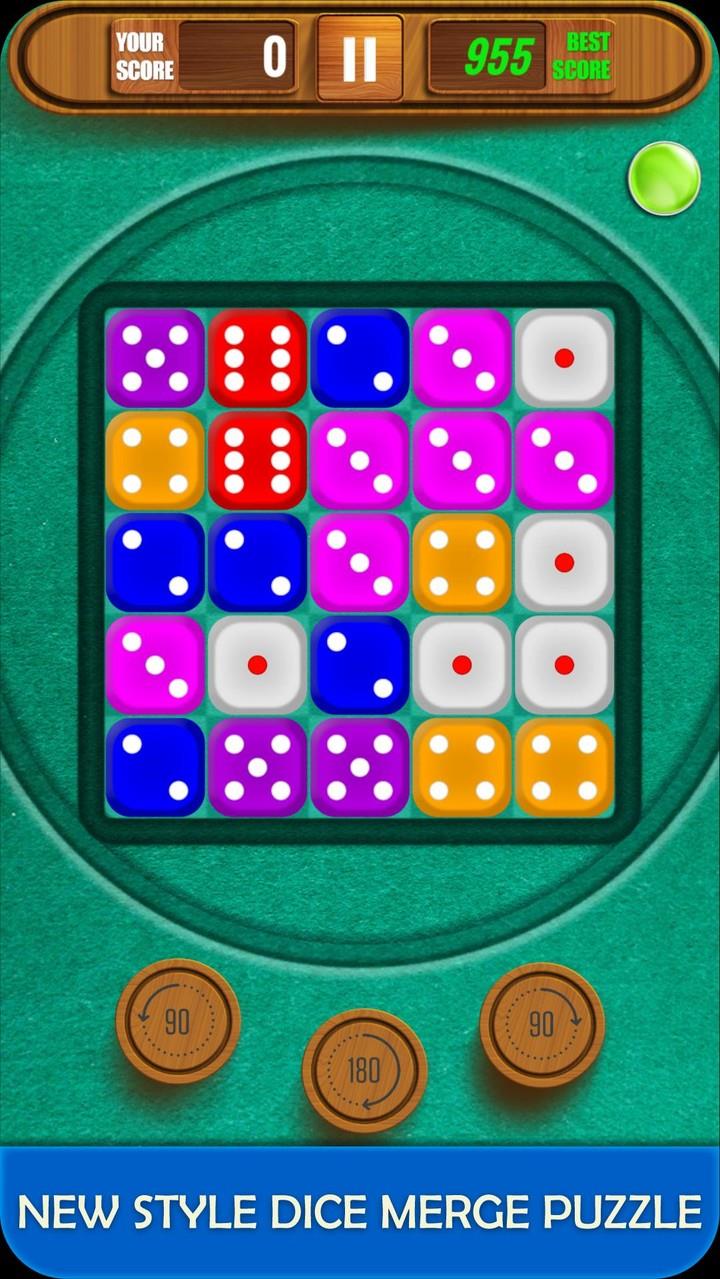 Dice Merge And Blast Puzzle स्क्रीनशॉट 0