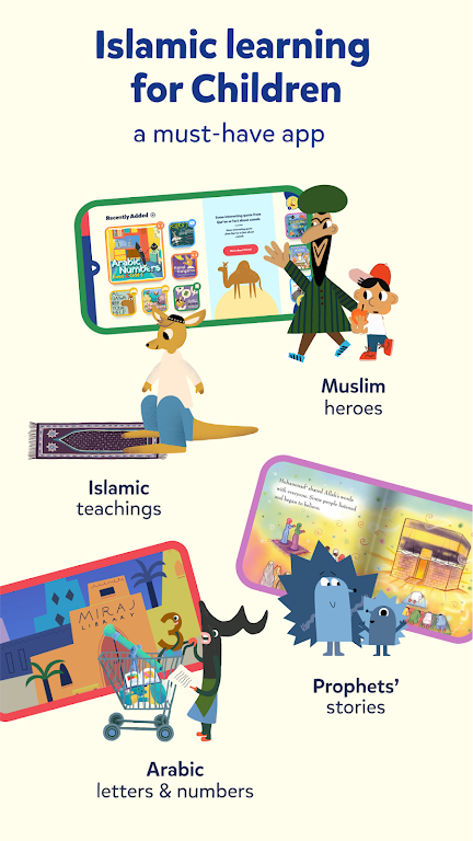 Miraj Muslim Kids Books Games 스크린샷 0