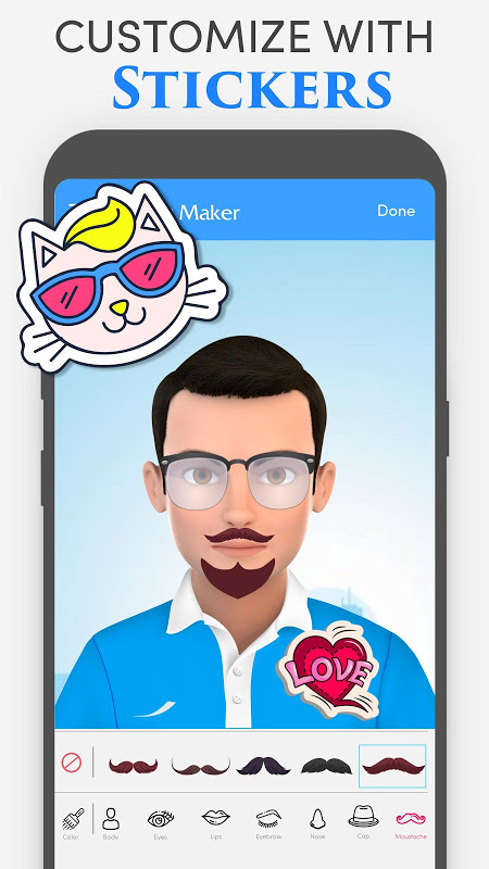 Avatar Maker: Personal Character, Sticker Maker Screenshot 1