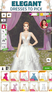 Super Wedding Dress Up Stylist Mod ภาพหน้าจอ 0