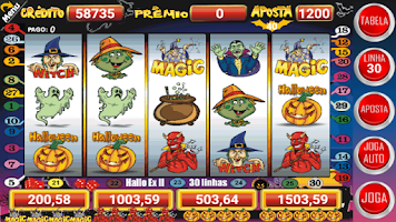 Halloween Slots 30 Linhas Zrzut ekranu 3