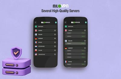 MiLO VPN - Fast VPN and Proxy ภาพหน้าจอ 2