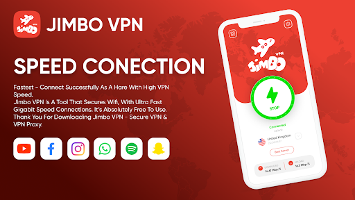 Jimbo VPN ဖန်သားပြင်ဓာတ်ပုံ 2