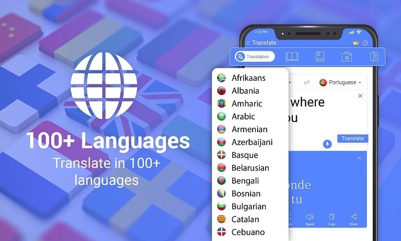 All Language Translate App স্ক্রিনশট 3