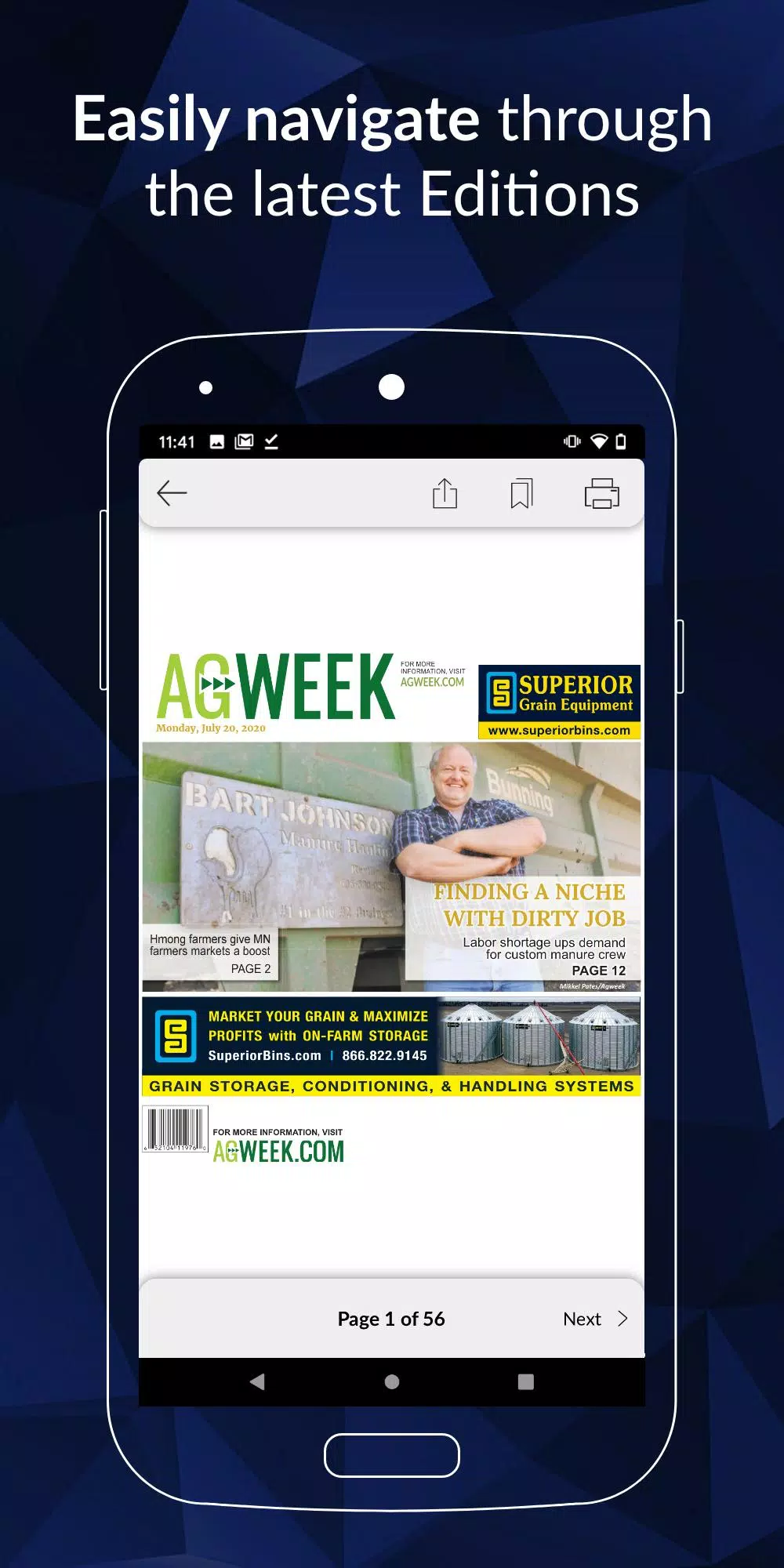 Agweek E-Paper Captura de pantalla 1