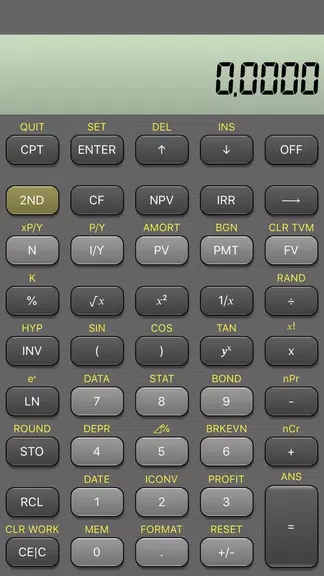 BA Financial Calculator ภาพหน้าจอ 1