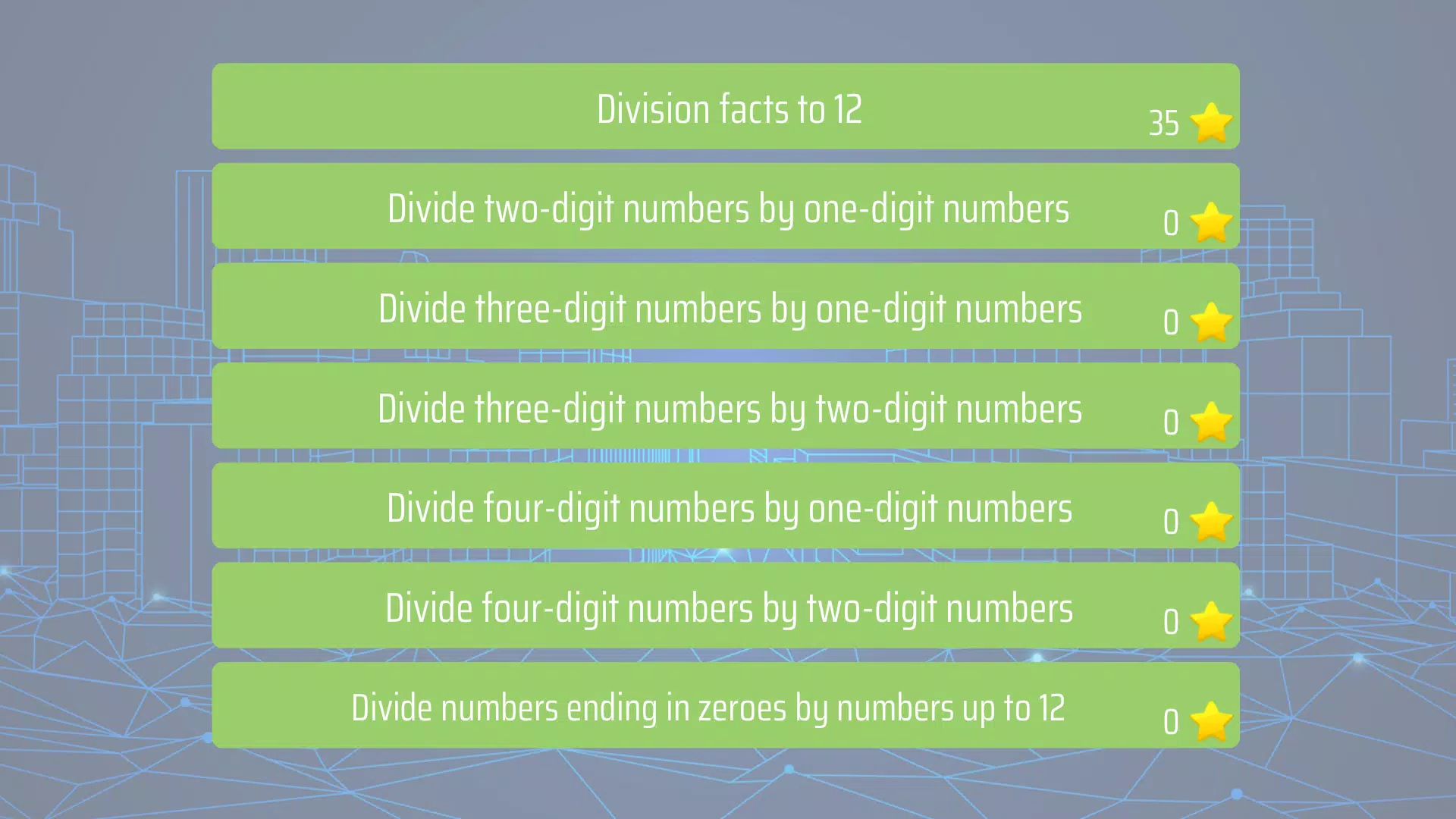 Division 4th grade Math skills स्क्रीनशॉट 0