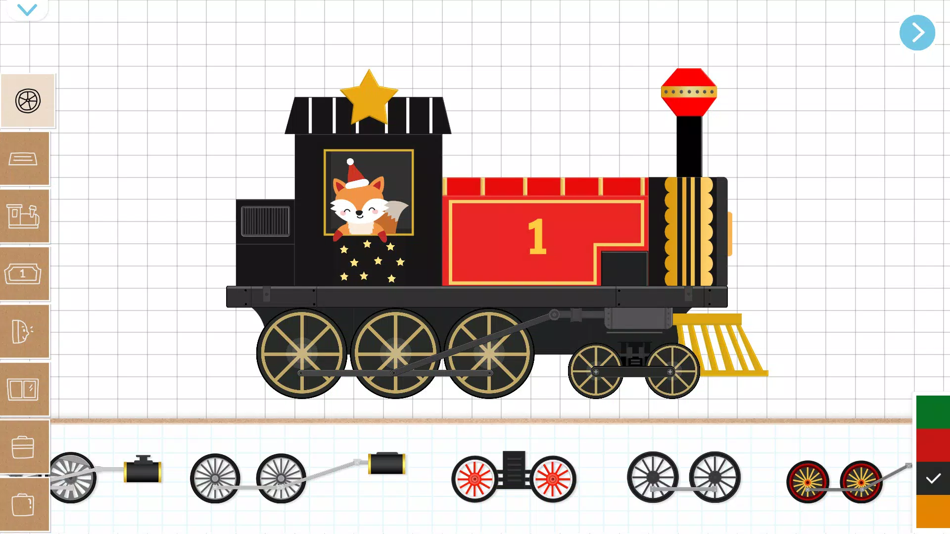 Christmas Train Game For Kids Ảnh chụp màn hình 2