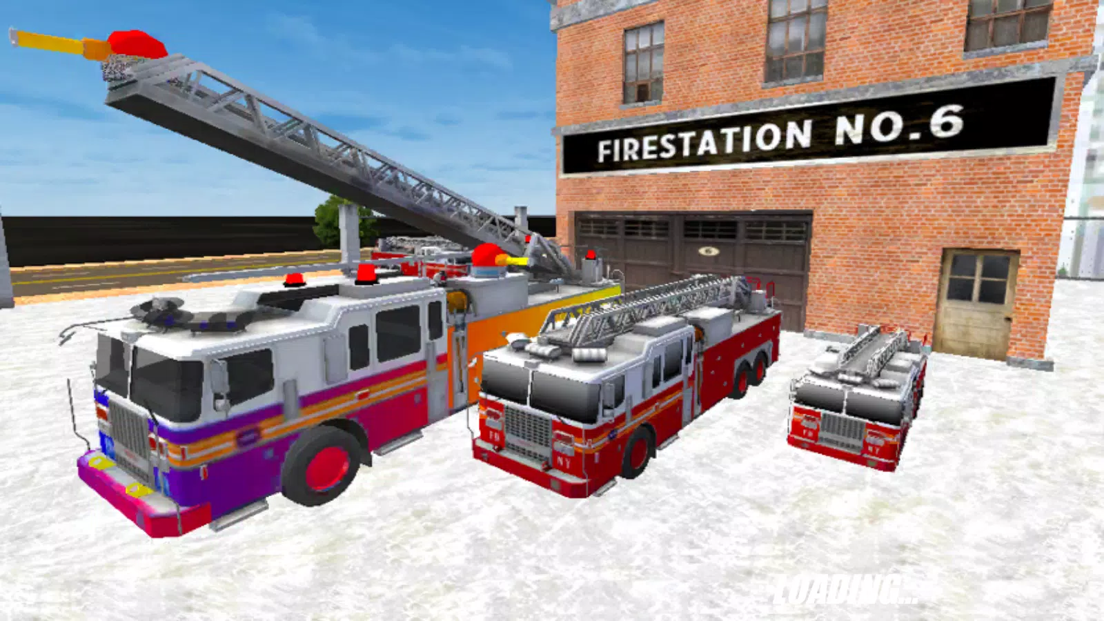 Fire Truck Simulator Rescue स्क्रीनशॉट 1