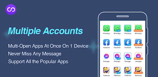 Multiple Accounts ภาพหน้าจอ 0