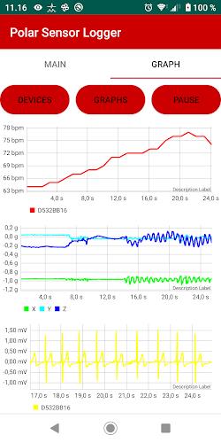 Polar Sensor Logger Captura de pantalla 3