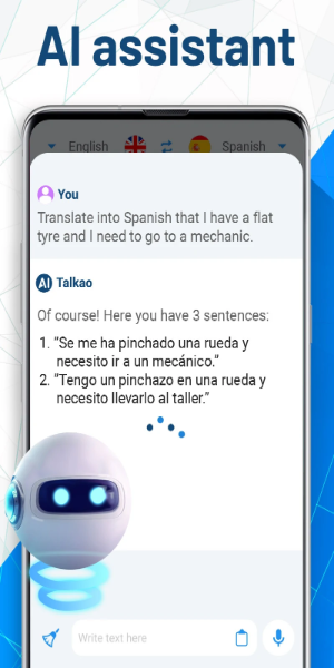 Traductor voz IA - Traducir Captura de pantalla 1