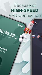 VPN Master - OneTap Connection Capture d'écran 2