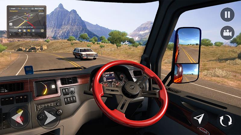 American Truck Driving Games Ekran Görüntüsü 1