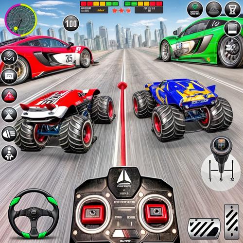 Toy Car Stunts GT Racing Games 스크린샷 2