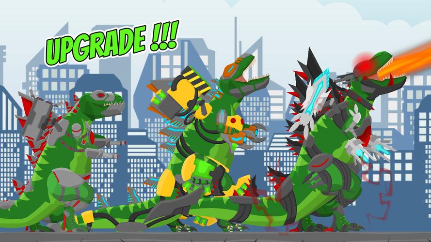 Cyborg Titan Rex: City Rampage Schermafbeelding 2