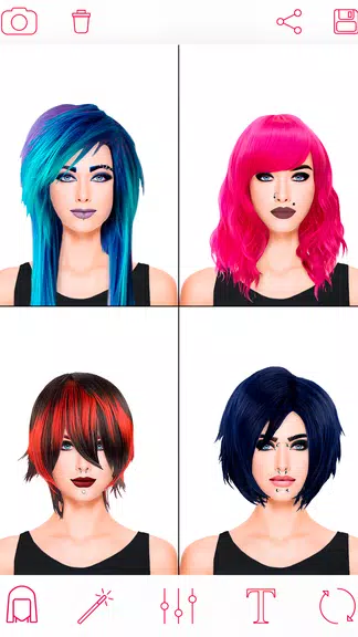 Emo Makeup & Gothic Photo App Ekran Görüntüsü 0