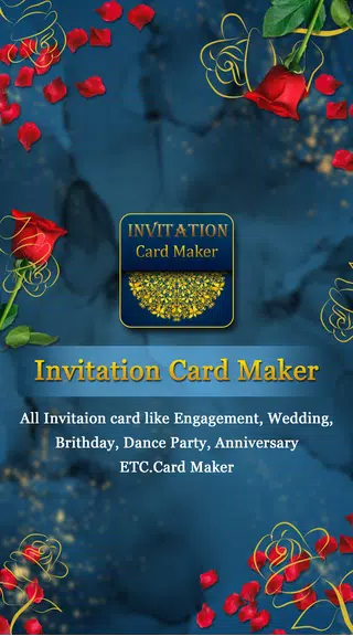 Invitation Card Maker - RSVP স্ক্রিনশট 0