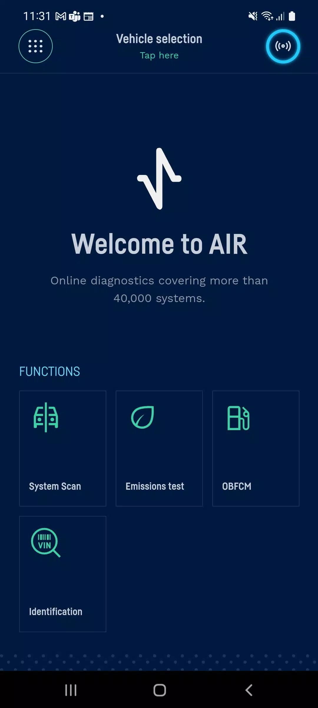 Autocom AIR Schermafbeelding 0