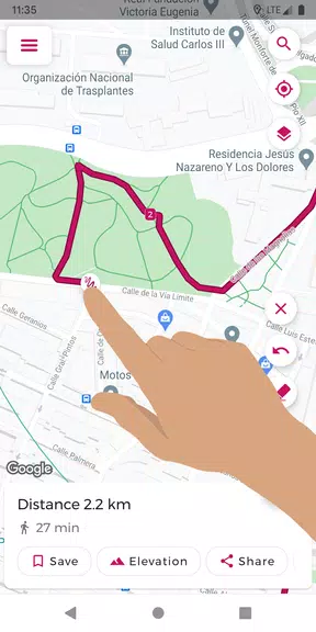 Just Draw It! - Route planner ภาพหน้าจอ 0