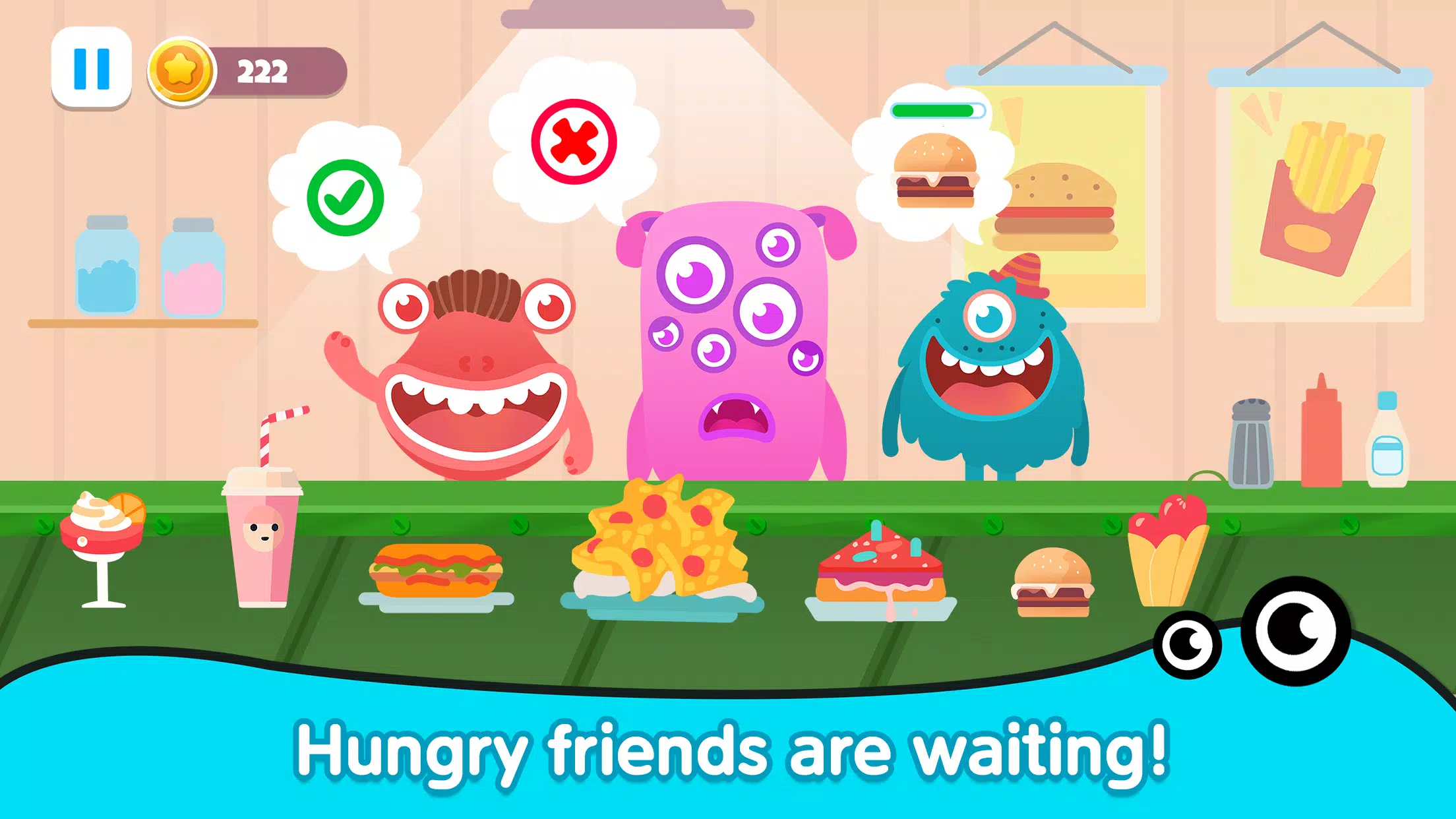 Schermata Kitchen monster games for kids 3