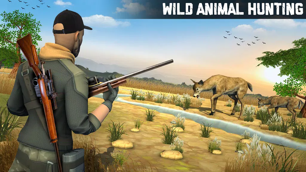 Wild Animal Hunting 3D Offline 스크린샷 0