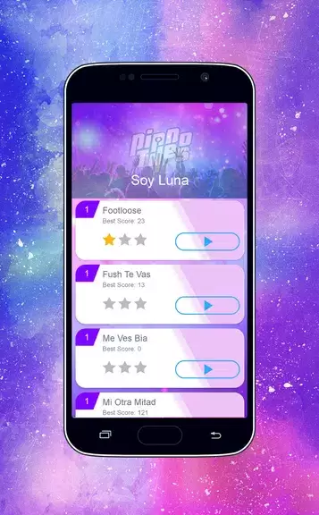 Piano Tiles - Soy Luna Girls Game Скриншот 1