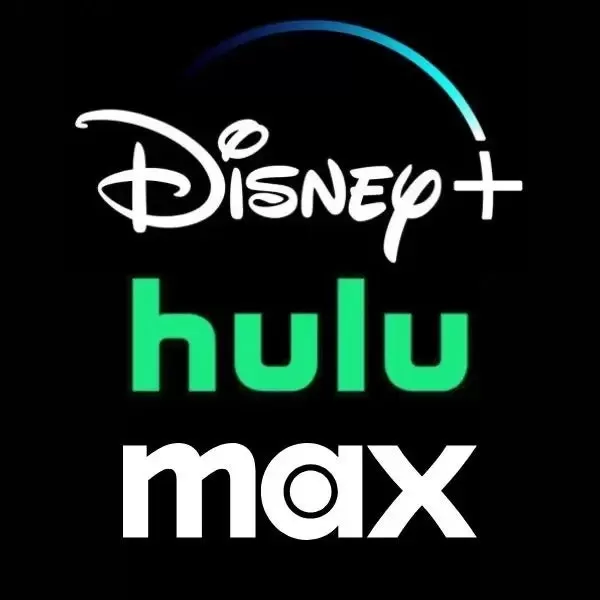 Disney+, Hulu and Max logo