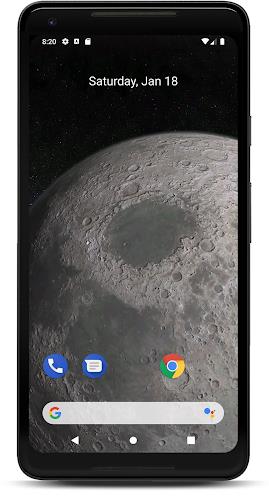 Moon 3D Live Wallpaper ภาพหน้าจอ 0