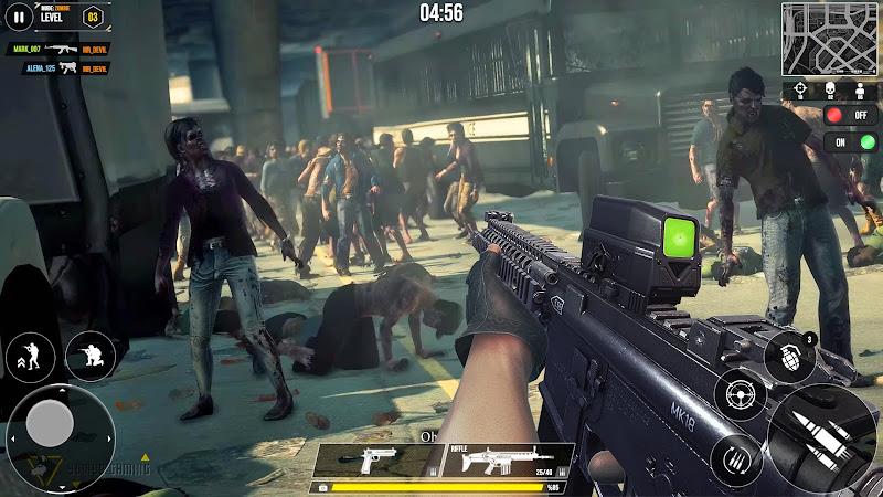 Dead Zombie Survival Shooter Captura de tela 2